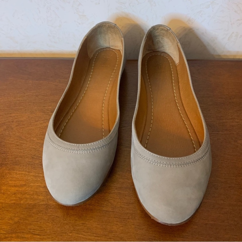 Women’s FRYE Gray Ballerina Flats, Size 11